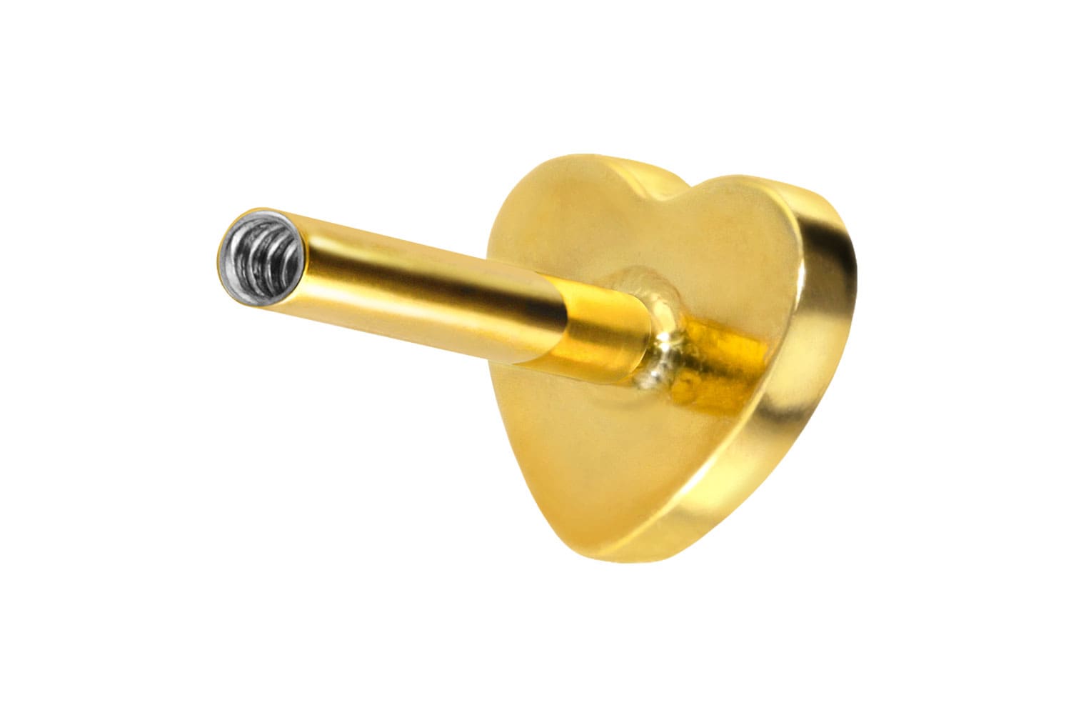 Titan Labret mit Innengewinde ohne Kugel HERZ